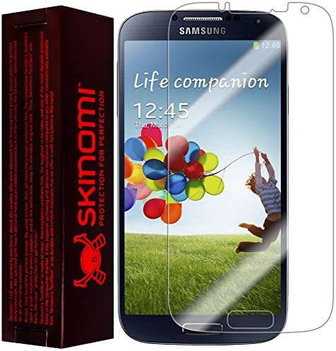 Skinomi ekran koruyucu Samsung Galaxy S4 ile uyumlu (İ9500, İ9505) TechSkin TPU Anti-kabarcık HD Film temizleyin