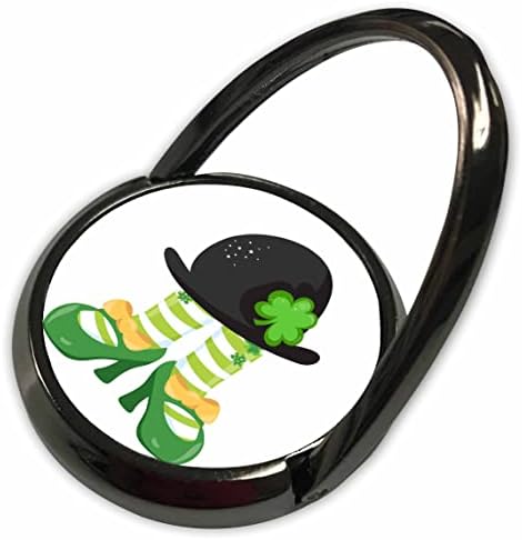 Üstte Sevimli Siyah İrlandalı Şapkalı 3dRose Sevimli İrlandalı Bacaklar - Telefon Çalar (phr-374554-1)