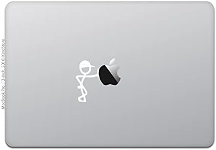 Tür Mağaza MacBook Air / Pro MacBook Sticker İnsanlar Yalın Şapka Kap Beyaz M797-W