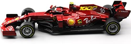XTD Bburago 1/43 2020 Ferrari SF1000 F1 16 Charles Leclerc 5 Sebastian Vettel pres döküm model araba (SF1000 16)