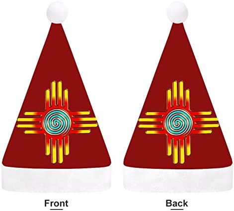 Zia Sun-Zia Pueblo-New Mexico Noel Şapkaları Toplu Yetişkin Şapkaları Noel Şapkası Tatiller için Noel Partisi Malzemeleri