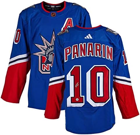 Artemi Panarin İmzalı New York Rangers Ters Retro 2.0 Adidas Forması-İmzalı NHL Formaları