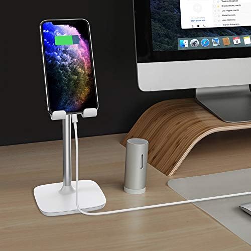 Aduro Yükseltmek Telefon ve Tablet Tutucu Standı, Ayarlanabilir Yükseklik Cep telefonu Standı Tutucu Masası ile uyumlu