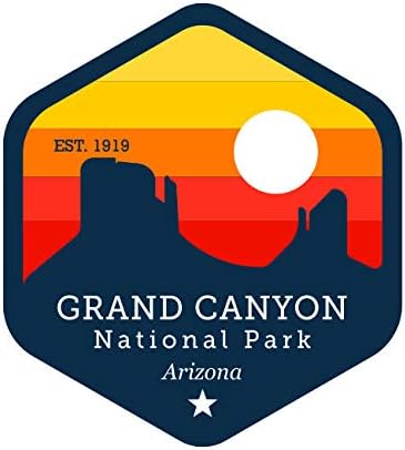 fagraphıx Büyük Kanyon Ulusal Parkı Arizona Sticker Kendinden Yapışkanlı Vinil Çıkartması Colorado Nehri Büyük Kanyon