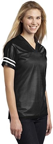 Spor Tek Bayanlar PosiCharge Çoğaltma Forması XL Siyah / Beyaz