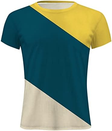 Erkekler Yaz kısa Kollu tişört, Açık Ekip Boyun Rahat Kas Egzersiz Moda Vücut Geliştirme Atletik Spor Tee Gömlek