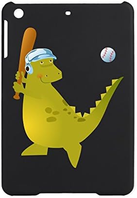iPad Mini Kılıf Siyah Beyzbol Oynayan Dinozor