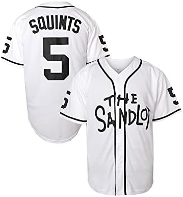 Sandlot Benny Jet Rodriguez Michael Gözlerini Kısıyor Solgun Alan Evet-Evet McClennan Beyzbol Forması