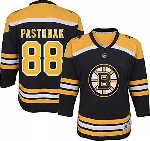 Dış Malzeme David Pastrnak Boston Bruins NHL Erkek Çocuklar 4-7 Siyah Ev Sahibi Oyuncu Forması