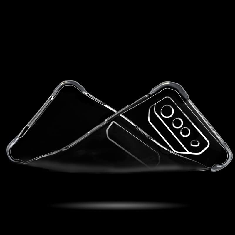 asus ROG Telefon 7 Ultimate Kılıf için, yumuşak TPU arka kapak Darbeye Dayanıklı Silikon Tampon Anti-Parmak İzi Tam