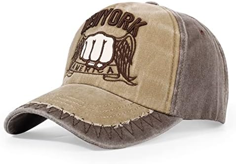 HH HOFNEN beyzbol şapkası Vintage Yıkanmış Sıkıntılı Pamuk Şapka Erkekler Kadınlar için Ayarlanabilir Düşük Profilli