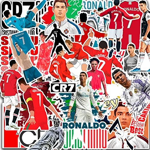 41 ADET Cristian Sticker Futbol Çıkartmaları Ronald Sticker Vinil Hayranları Sticker Araba Su Şişesi Dizüstü Telefon