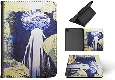 Hokusaı-Şelale AMİDA Sanat Boya FLİP Tablet KILIF Kapak Apple İPAD PRO için 11 (2018) (1ST GEN) / İPAD PRO 11 (2020)