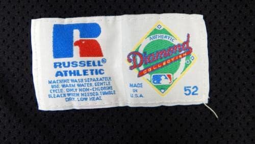 1997-99 Houston Astros 50 Oyunu Yayınlandı Siyah Forma Vuruş Uygulaması NP Rem 52 8-Oyun Kullanılmış MLB Formaları