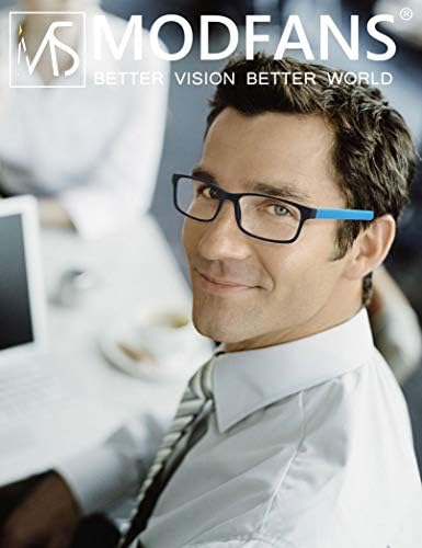 MODFANS okuma gözlüğü Erkekler Kadınlar 3.5 Mukavemetli Okuyucular Gözlük Kare Mat Konfor Hissediyorum Bahar Menteşe