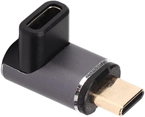 Şarj için 90 Derece USB C Konektörü Kompakt 40Gbps 100W Tip C Dik Açı Manyetik Adaptör