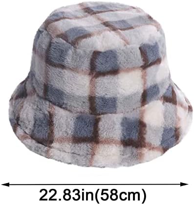 MANHONG Kış Kalın Kova Sıcak Şapka Leopar Baskılı kova kapağı Havza Şapka Kadın Erkek Kova Şapka Küçük Boy