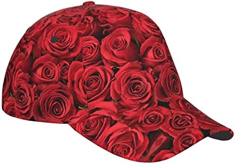 Gül Çiçek beyzbol Şapkası Erkekler Kadınlar, Yetişkin beyzbol şapkası, Her Mevsim Koşu Antrenmanları ve Açık Hava