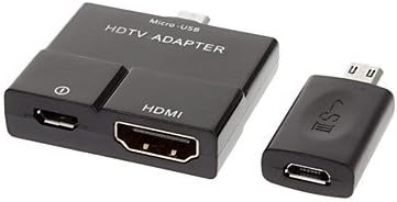 RML Mikro USB 2.0 mhl'den HDMI M / F Adaptörüne Siyah