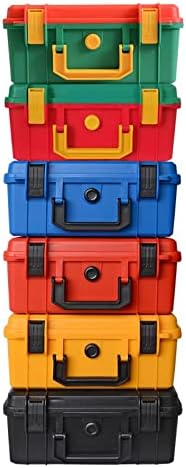 GPPZM Güvenlik Alet Alet Kutusu ABS Plastik saklama kutusu Ekipmanları Alet Çantası Açık Bavul İçinde Köpük İle (Renk