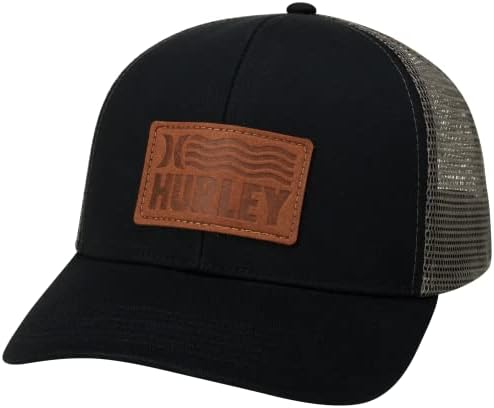 Hurley Yama Kavisli Ağız Snap Back kamyon şoförü şapkası
