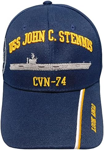 Amerika Birleşik Devletleri Donanması USS John C. Stennis CVN-74 İleriye Bak Gölge Lacivert Akrilik Ayarlanabilir