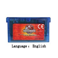 ROMGame 32 Bit El Konsolu video oyunu Kartuşu Kart Jurassic Park Iıı Parkı Oluşturucu İngilizce Dil Ab Versiyonu Mavi