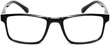 Calabrıa L2007 Dikdörtgen okuma gözlüğü / Bir Güç Okuyucular Erkekler ve Kadınlar için Gözlük 54mm / 3 Çerçeve ve
