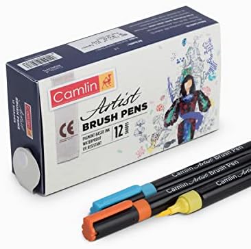Camlin Sanatçı Fırça Kalem Seti-12'li Paket (Beyaz)
