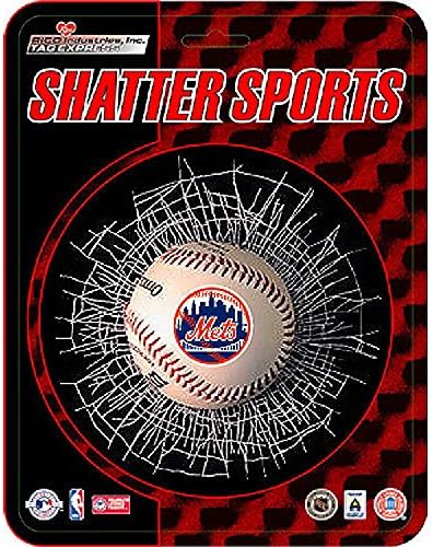 Rıco Industrıes New York Mets MLB Paramparça Topu Pencere Çıkartması Rıc2SB-NYM