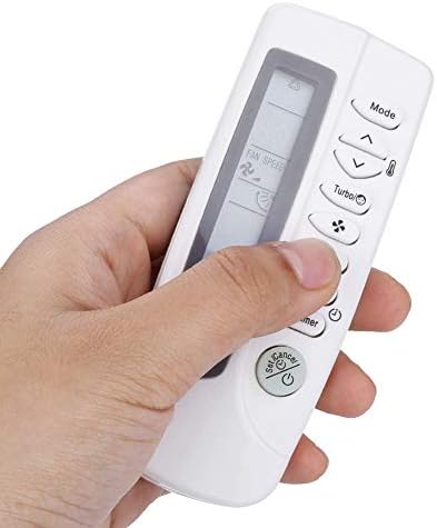 plplaaoo Klima Uzaktan Kumanda, Beyaz LCD A/C Ekran Klima Kontrolörü, Samsung ARC-410 ARH-401 ARH-403 için ABS Evrensel