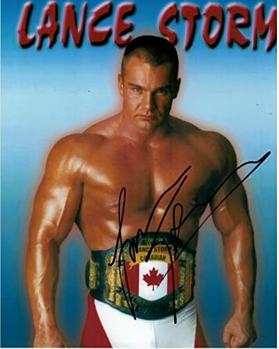 Lance Fırtına ECW / WWF / WWE Güreşçi İmzalı 8x10 Fotoğraf İmzalı-İmzalı Güreş Fotoğrafları
