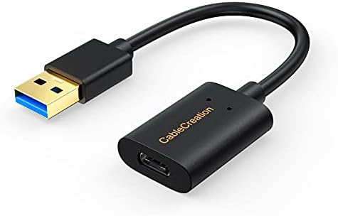 Paket - 2 Ürün: CableCreation Ethernet Adaptörlü 3 Portlu USB 3.0 Hub, USB 3.1 USB C Dişi-USB Erkek Adaptör 5Gbps