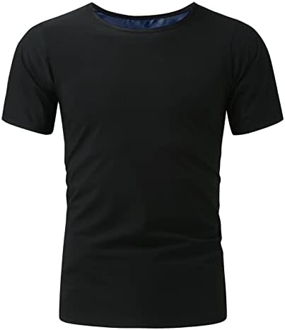 Erkek Spor Katı Üstleri Gömlek Sanua Takım Elbise Spor Kaybetmek Ağırlık O Boyun Spor Moda T Shirt Erkek Beyaz Rahat