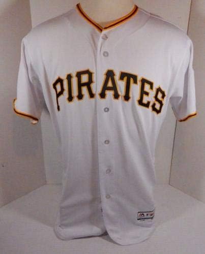 2019 Pittsburgh Pirates Luis Escobar Oyun Verilen Beyaz Forma 150 P PİTT33334 - Oyun Kullanılan MLB Formaları