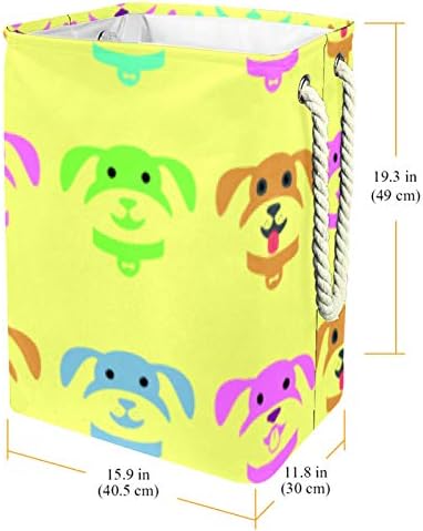 Inhomer Köpek Renkli Bells ile 300D Oxford PVC Su Geçirmez Giysiler Sepet Büyük çamaşır sepeti Battaniye Giyim Oyuncaklar