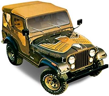 Phoenix Graphix Değiştirme 1977 1978 1979 1980 Jeep Altın Kartal CJ5 CJ7 Çıkartmaları ve Çizgili Kiti-Altın