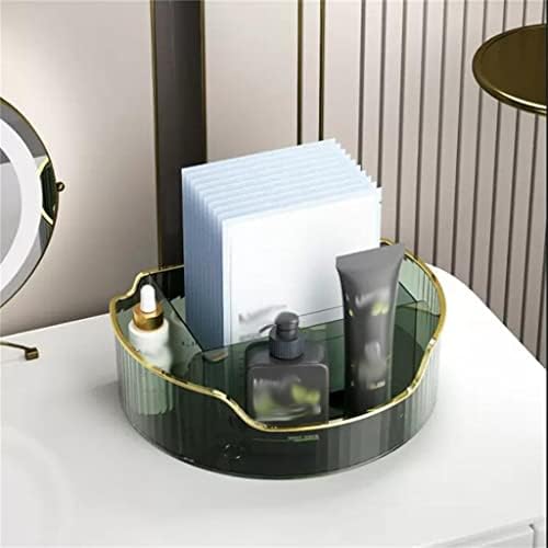 Kalın Kozmetik saklama kutusu Akrilik Masaüstü Tuvalet Masası Ruj Cilt Bakım Ürünleri Bölmeli Depolama Rafı