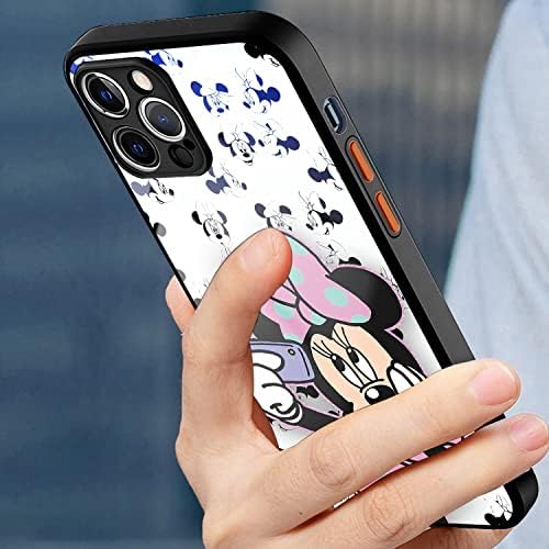 Sevimli Anime Durumda iPhone 12 Pro Max Moda Tasarımları ile, Kawaii Telefon Kılıfı 9H Temperli Cam Arka kapak ile