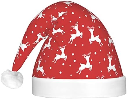 Merry Christmas Geyik Kar Tanesi Noel Şapka İle led ışık Yenilik Yetişkin noel baba şapkaları Noel Tatil Parti Süslemeleri
