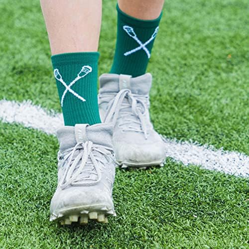 ChalkTalkSPORTS Lacrosse Atletik Orta Buzağı Dokuma Çoraplar | Sadece Gevşek / Gençlik ve Yetişkin Bedenleri