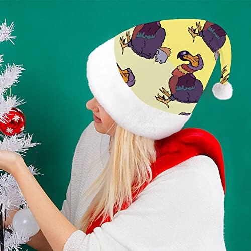 Mor Dodo kuş Noel şapka toplu yetişkin şapka Noel şapka tatil Noel parti malzemeleri için