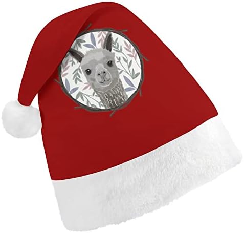 Alpaka Güzel Arkadaş Peluş Noel Şapka Yaramaz ve Güzel Noel baba şapkaları Peluş Ağız ve Konfor Astar noel dekorasyonları