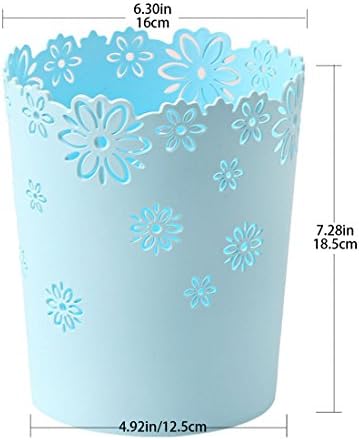 Çöp sepeti, Hmane İçi Boş Çiçek Şekli Plastik Kapaksız Kağıt Sepetleri çöp tenekesi-S