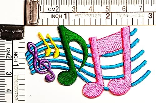 Kleenplus Notlar Müzikal Klasik Müzik Yama Sevimli Etiket Zanaat Yamalar DIY Aplike İşlemeli Dikmek Demir on Patch