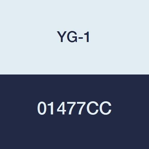 YG - 1 01477CC HSSCo8 Freze, 2 Flüt, Normal Uzunluk, TiCN Kaplama, 4-1/8 Uzunluk, 2