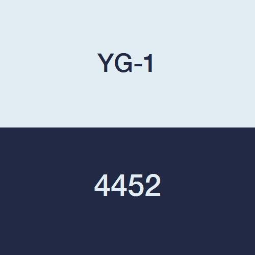 YG-1 04452 HSSCo8 Freze, 6 Flüt, Normal Uzunluk, Kaplamasız Kaplama, 4-1/2 Uzunluk, 1-3/8