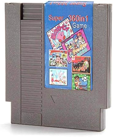 Yongse 360 in 1 Süper Oyun 72 Pin 8 Bit Oyun Kartı Kartuşu için NES Nintendo