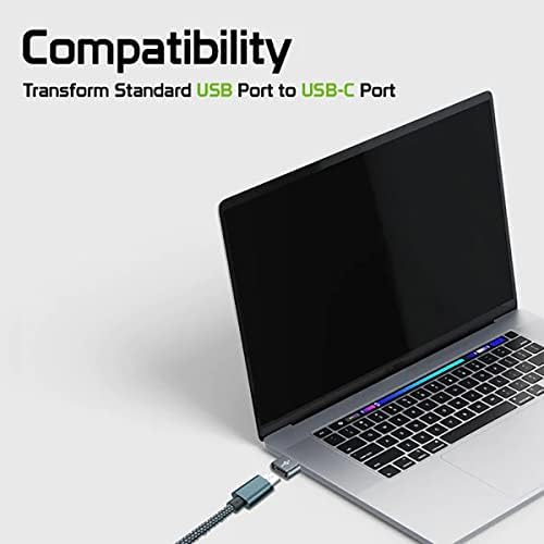 USB-C Dişi USB Erkek Hızlı Adaptör ile Uyumlu Oppo Reno5 Z 5G Şarj Cihazı, senkronizasyon, OTG Cihazları Gibi Klavye,